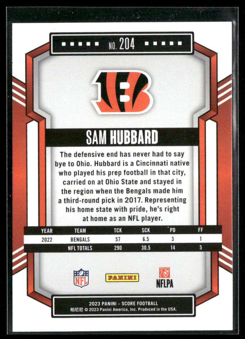 Sam Hubbard 2023 Score #204 Cincinnati Bengals