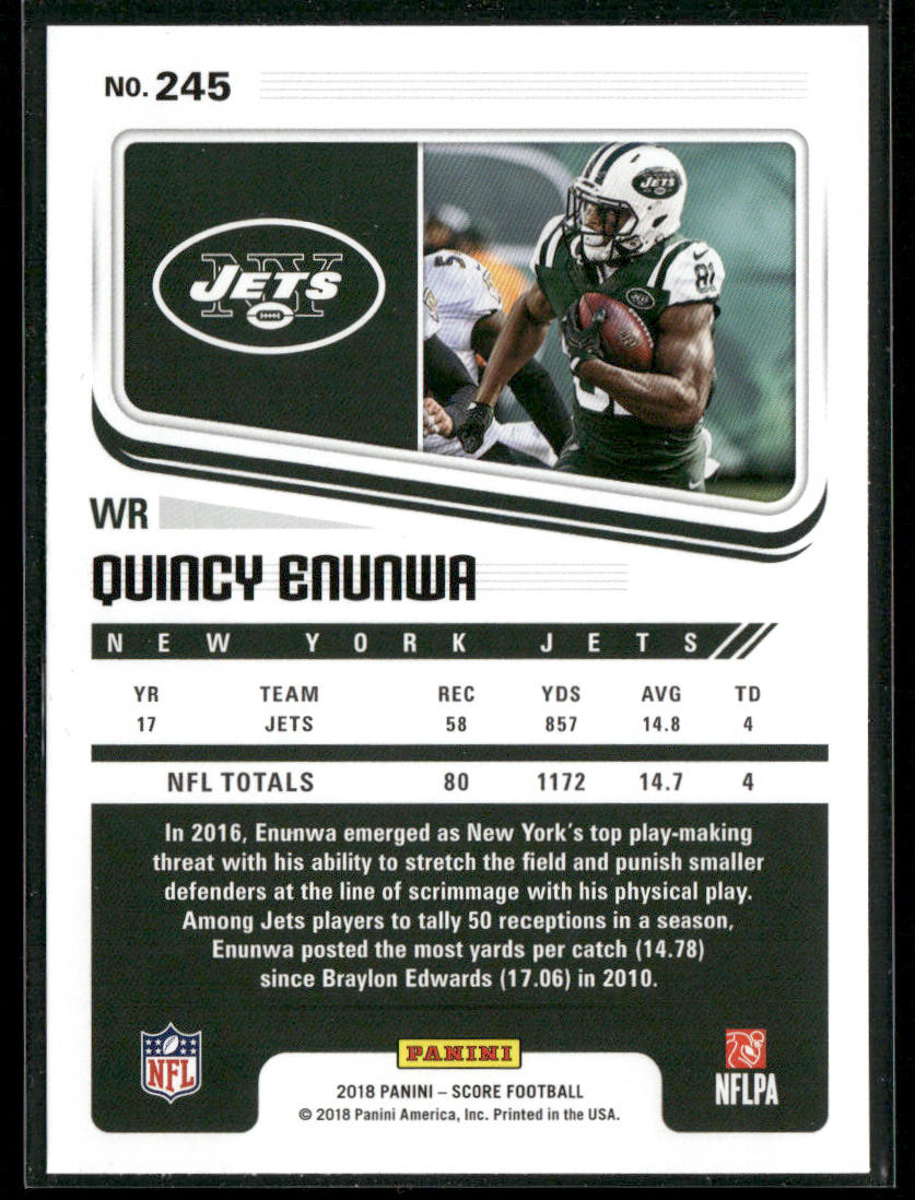 Quincy Enunwa 2018 Score #245 New York Jets