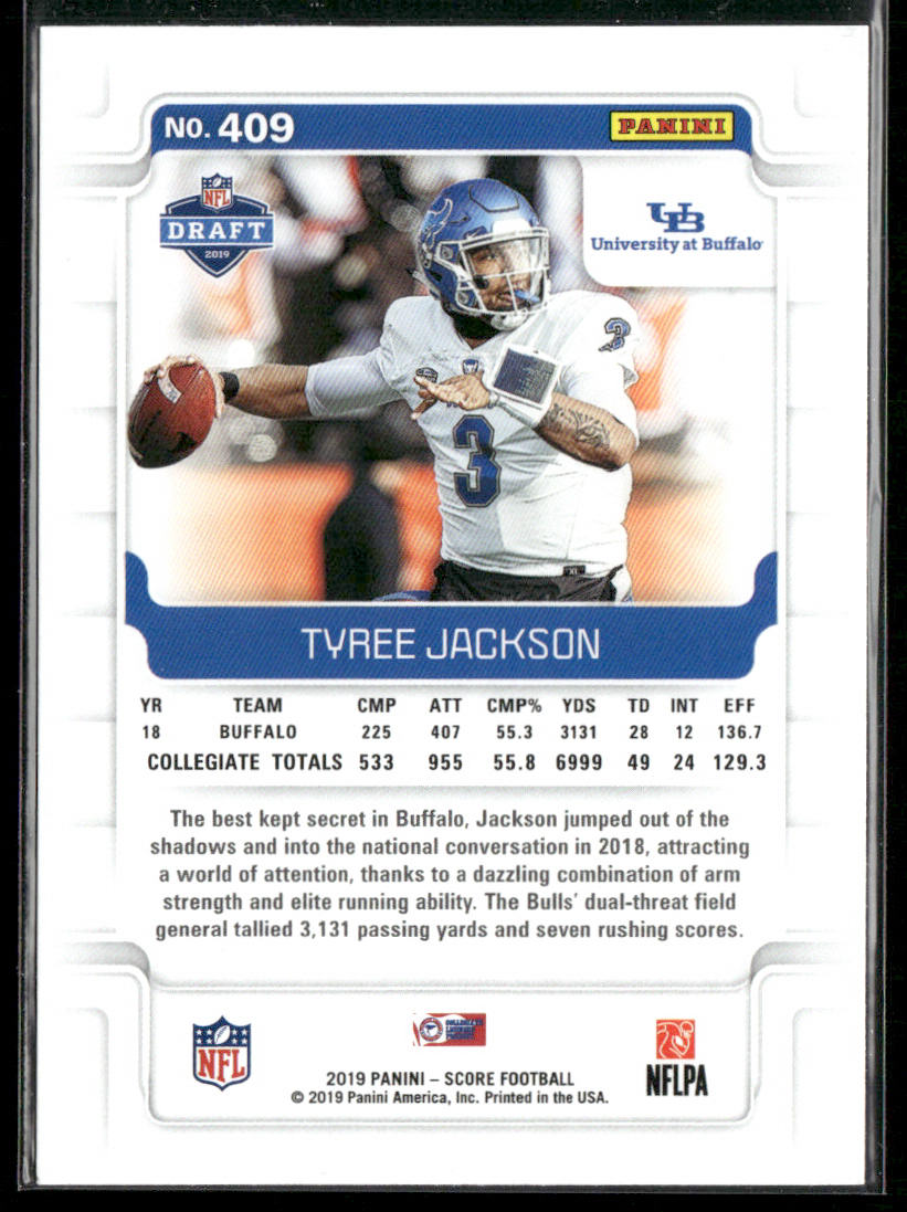 Tyree Jackson 2019 Score #409 RC Buffalo Bulls