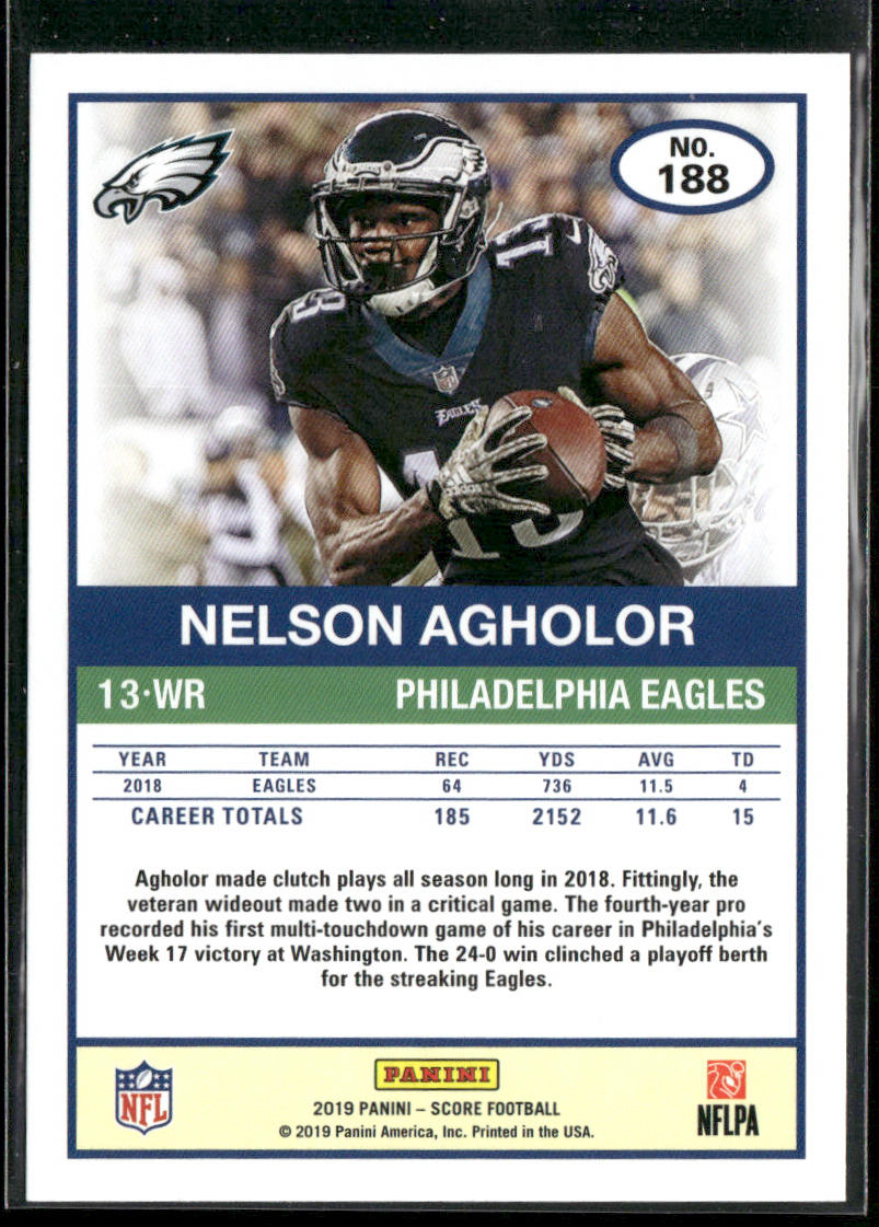 Nelson Agholor 2019 Score #188 Philadelphia Eagles