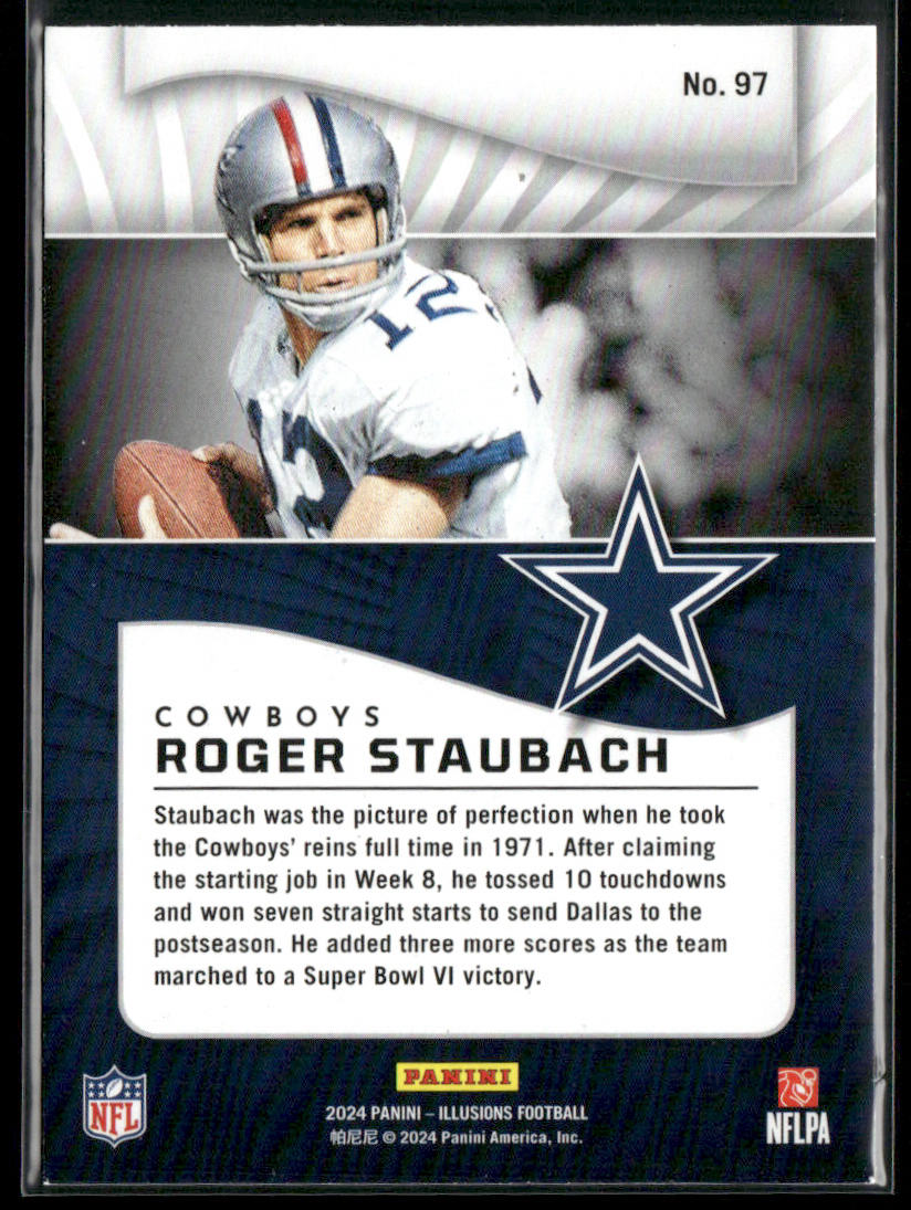 Roger Staubach 2024 Panini Illusions Retail #97 Dallas Cowboys