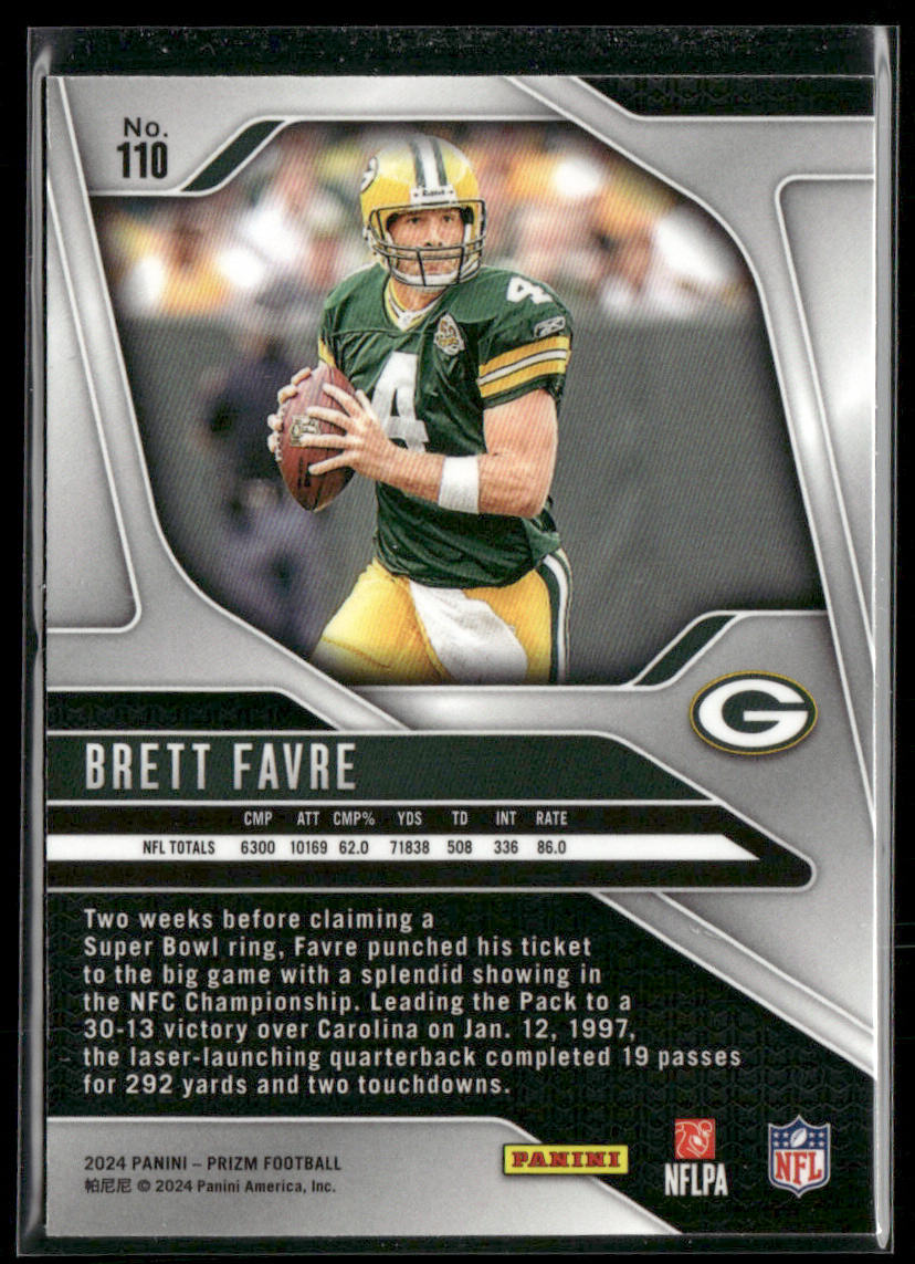 Brett Favre 2024 Panini Prizm #110 Green Bay Packers