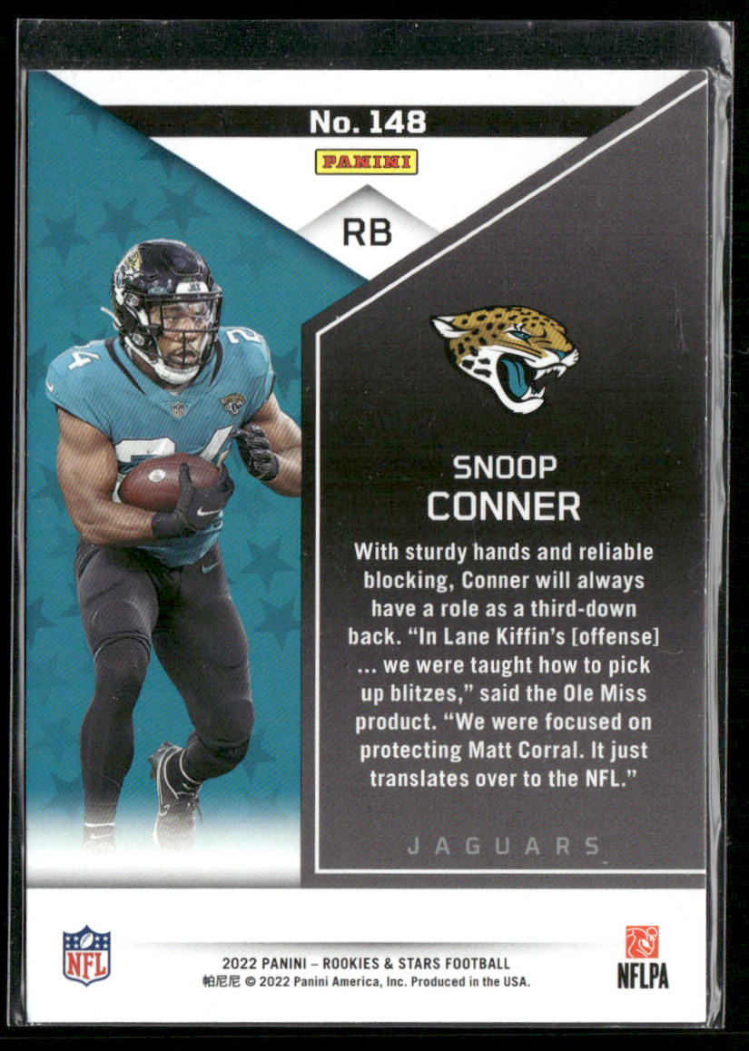 Snoop Conner 2022 Panini Rookies & Stars #148 RC Jacksonville Jaguars