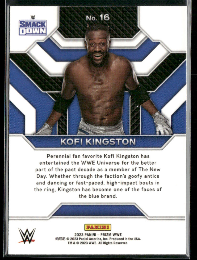 Kofi Kingston 2023 Panini Prizm WWE Top Tier #16 Frederick Keys
