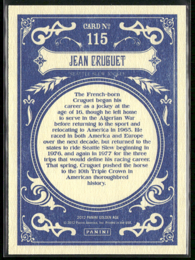 Jean Cruguet 2012 Panini Golden Age #115