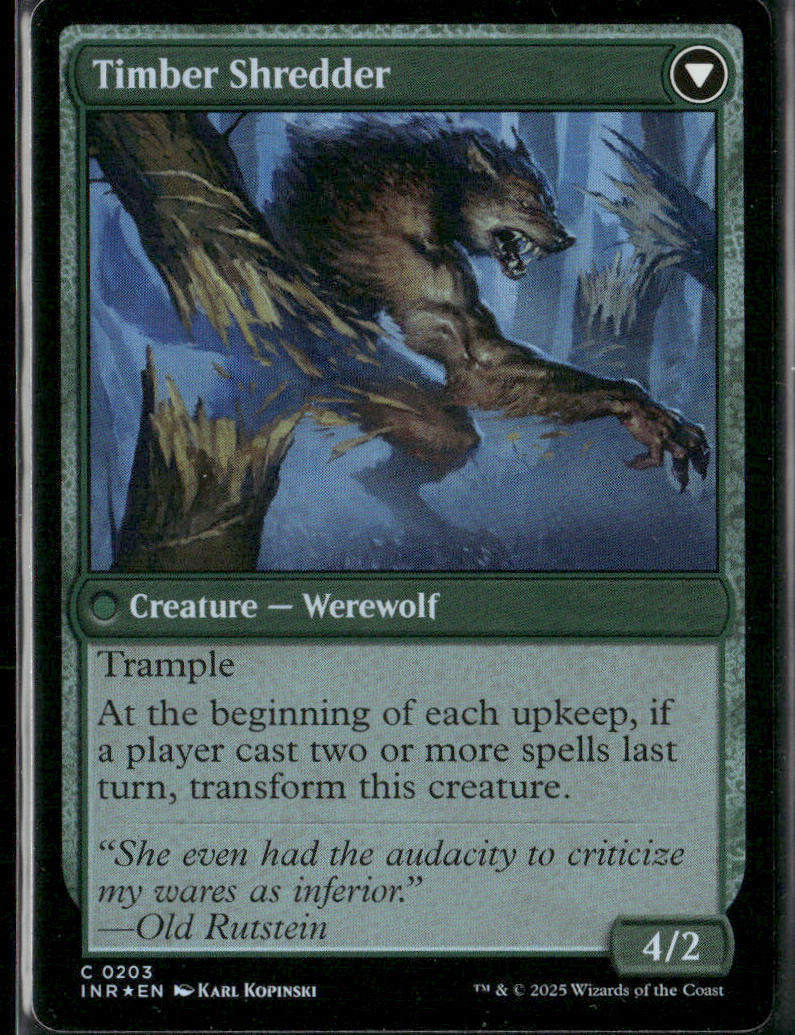 Hinterland Logger Innistrad Remastered #203 Common Foil