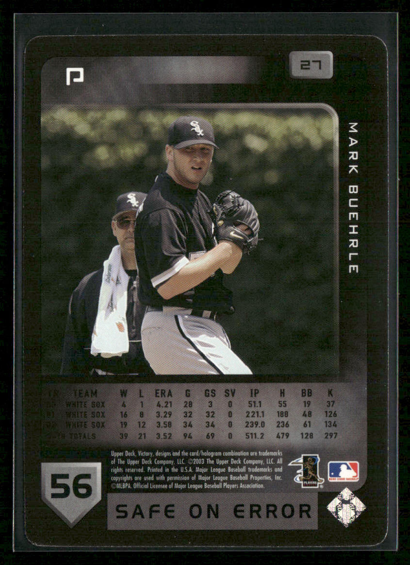 Mark Buehrle 2003 Upper Deck Victory #27 Chicago White Sox