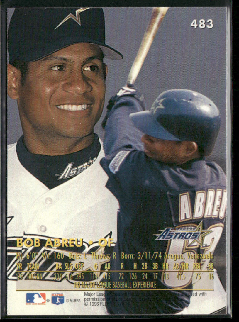 Bob Abreu 1996 Ultra #483 Houston Astros