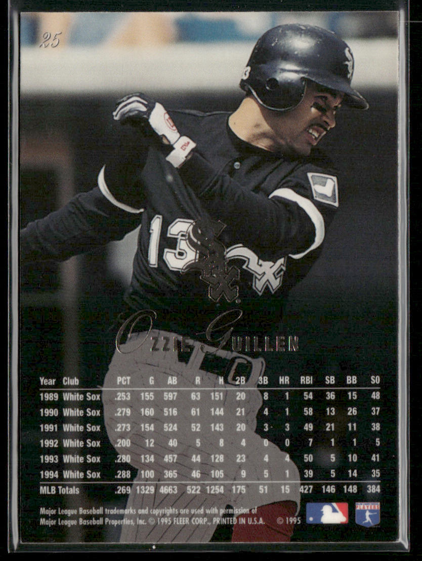 Ozzie Guillen 1995 Flair #25 Chicago White Sox