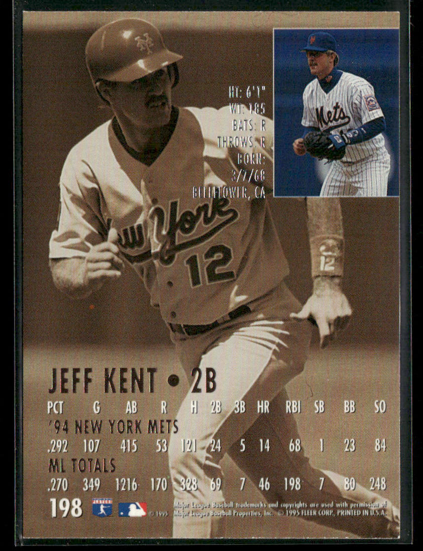 Jeff Kent 1995 Ultra #198 New York Mets