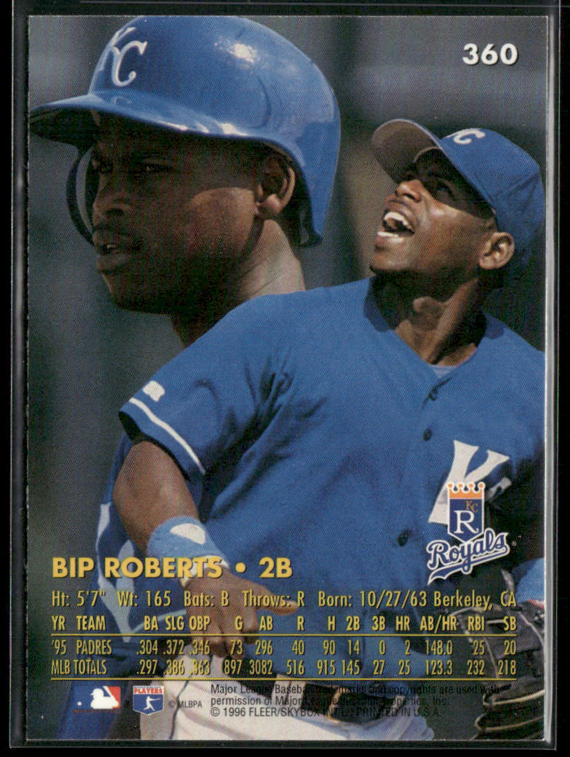 Bip Roberts 1996 Ultra #360 Kansas City Royals
