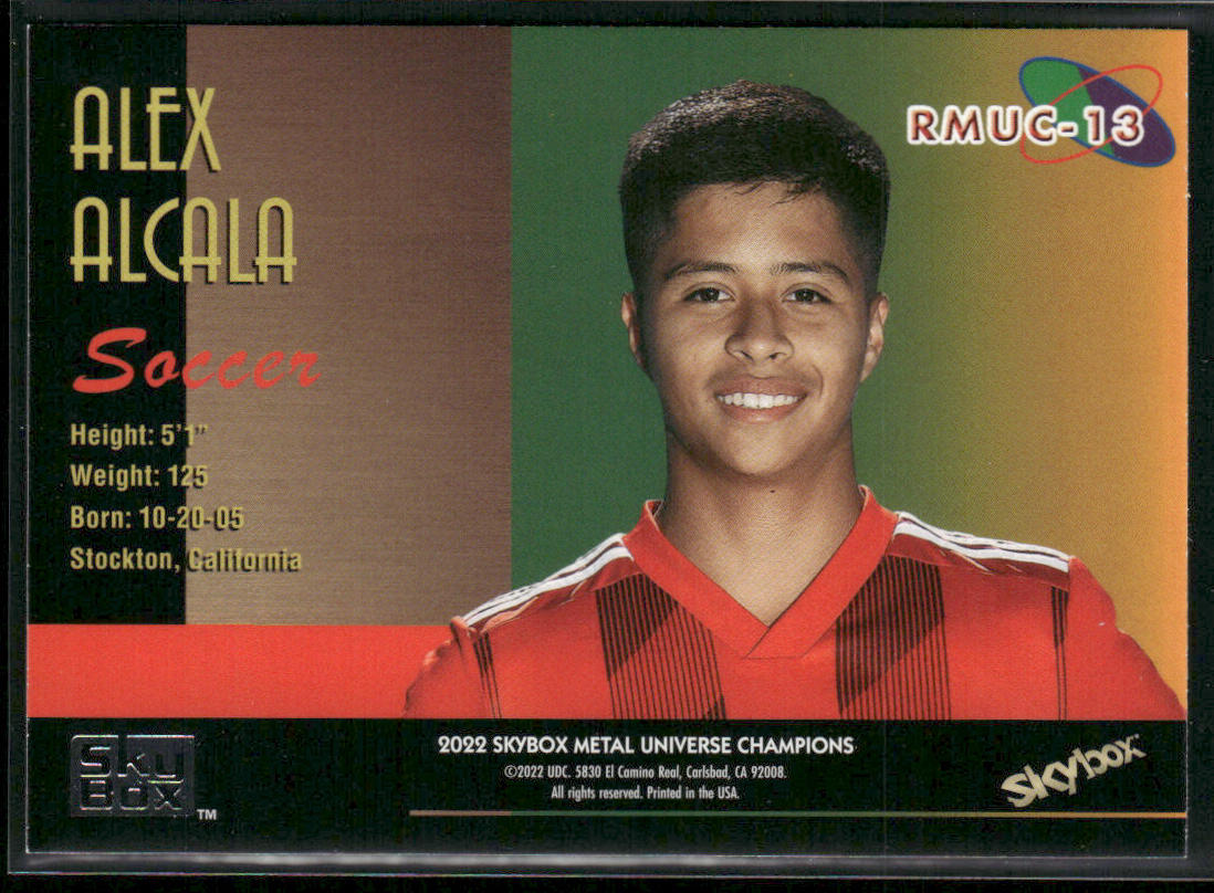 Alex Alcala 2022 SkyBox 1997-98 Retro Metal Universe Champions #RMUC-13
