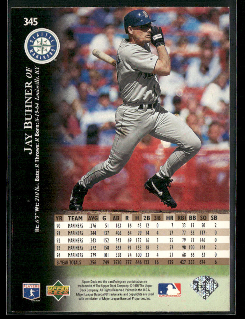 Jay Buhner 1995 Upper Deck #345 Seattle Mariners