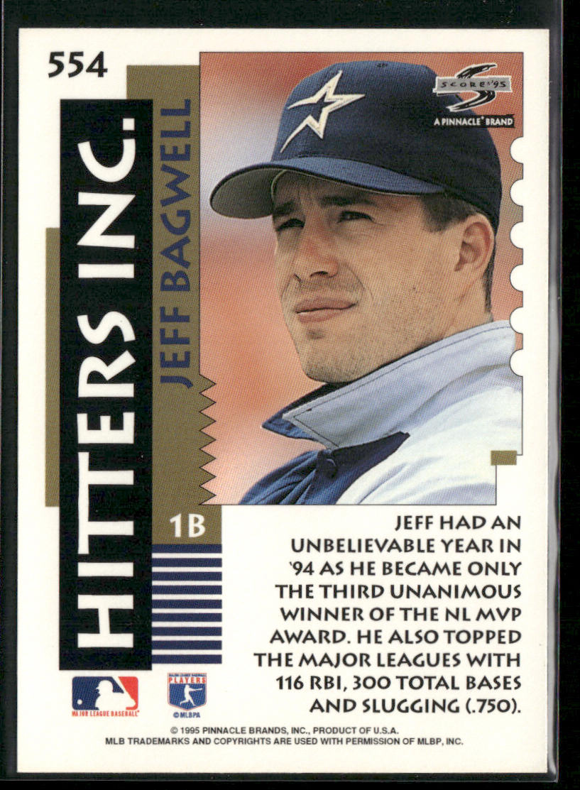 Jeff Bagwell 1995 Score #554 Houston Astros