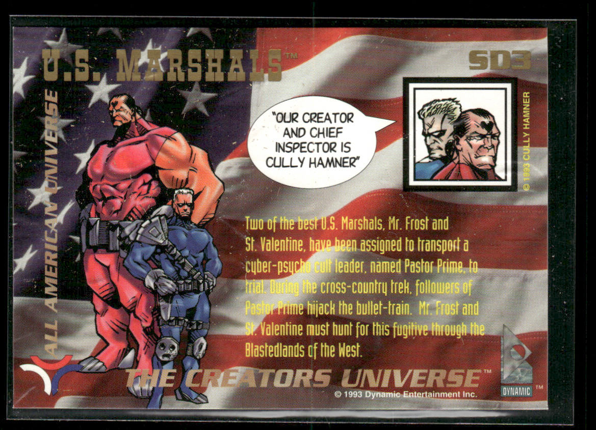 U.S. Marshals 1993 Dynamic The Creator's Universe All American Family #SD3