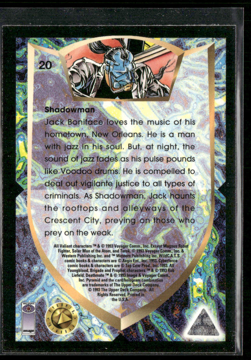 Shadowman 1993 Upper Deck Deathmate #20