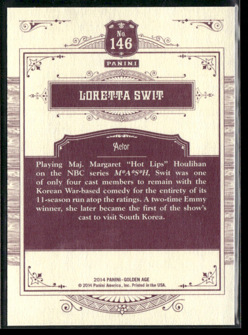 Loretta Swit 2014 Panini Golden Age #146