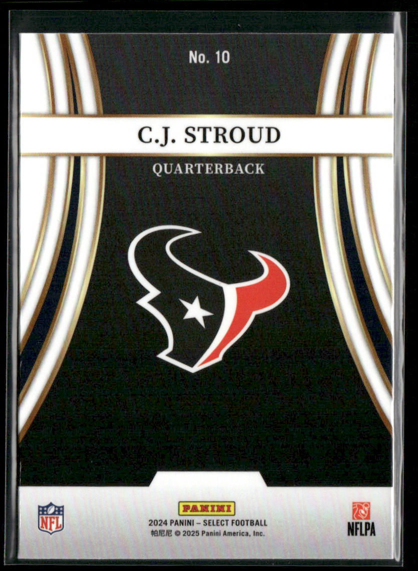 C.J. Stroud 2024 Panini Select Turbocharged #10 Houston Texans