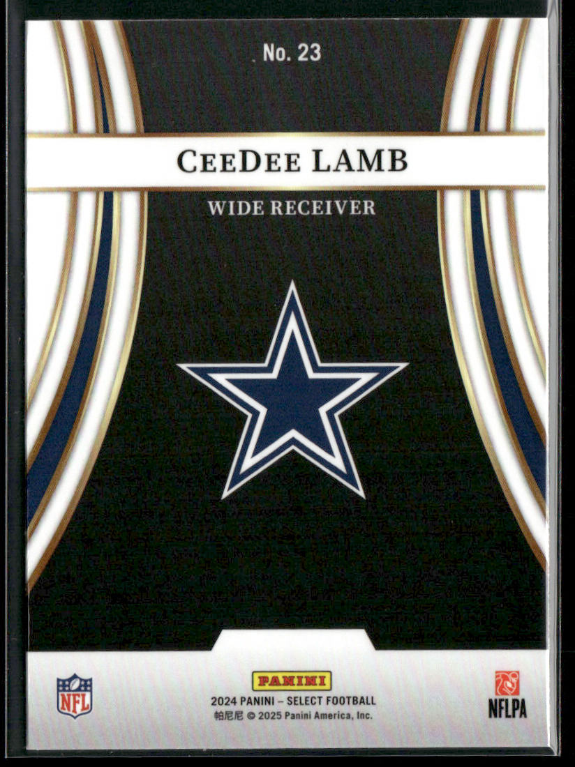 CeeDee Lamb 2024 Panini Select Turbocharged #23 Dallas Cowboys