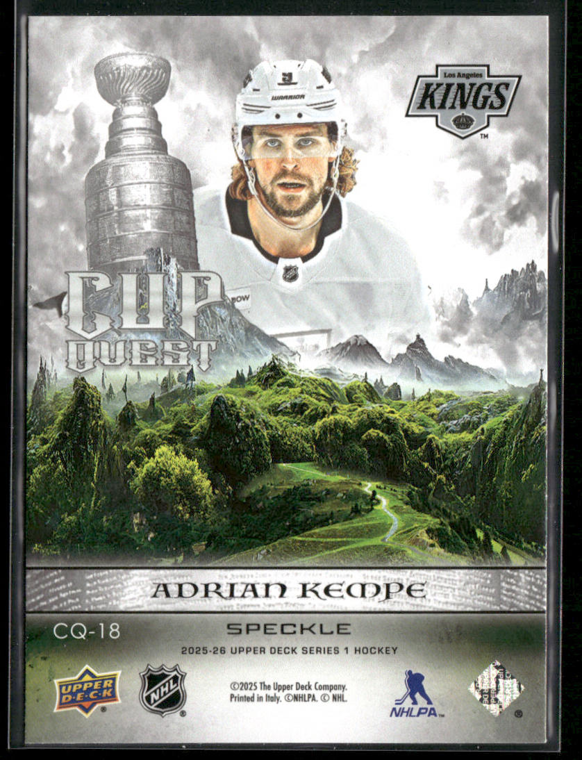 Adrian Kempe 2025-26 Upper Deck Cup Quest Speckle #CQ-18 Los Angeles Kings