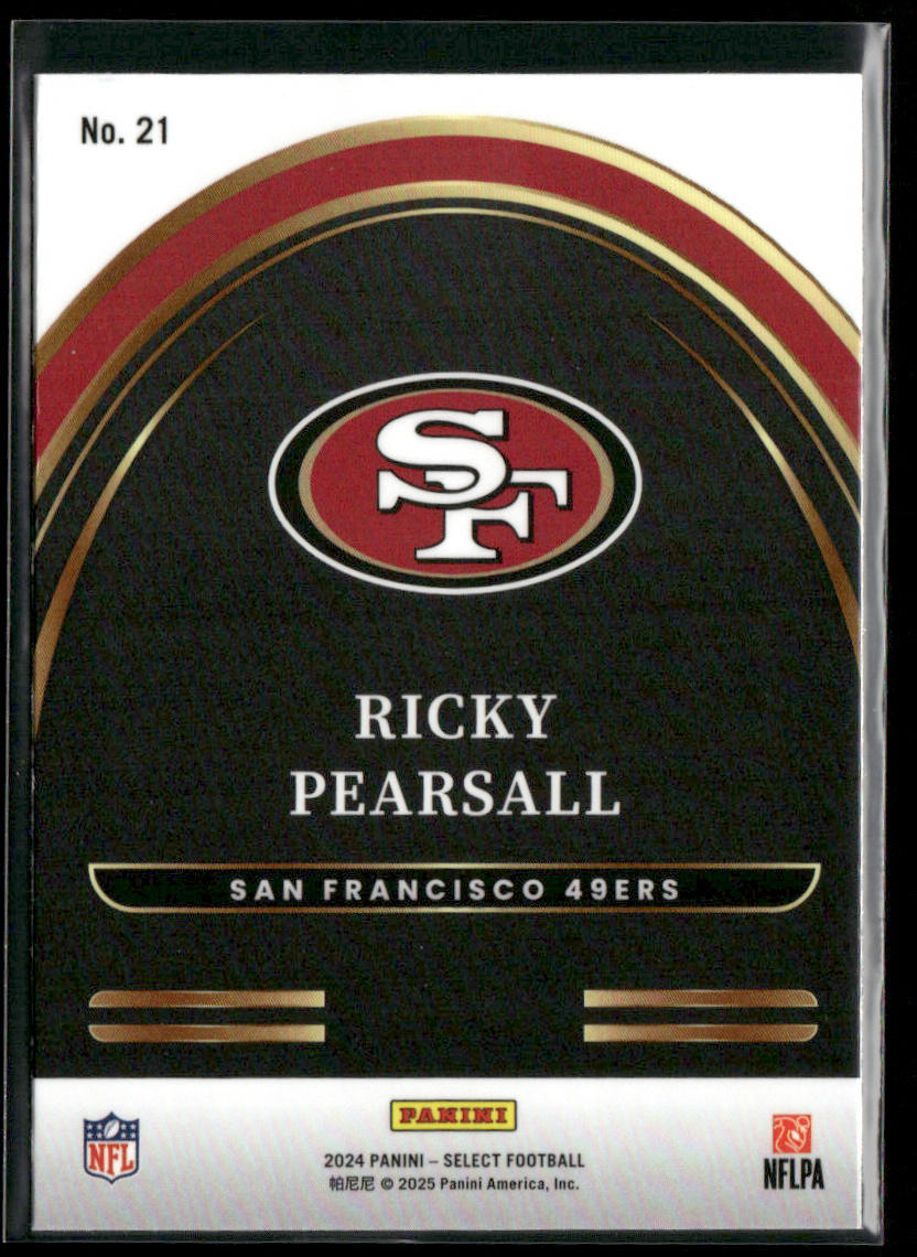 Ricky Pearsall 2024 Panini Select Select Future #21 San Francisco 49ers