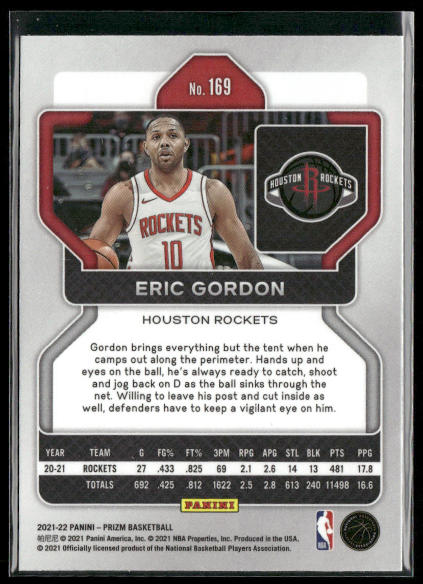 Eric Gordon 2021-22 Panini Prizm #169 Houston Rockets