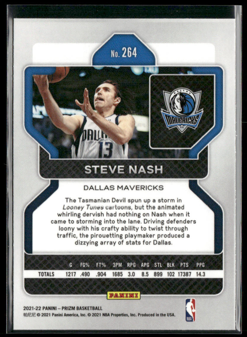 Steve Nash 2021-22 Panini Prizm #264 Dallas Mavericks