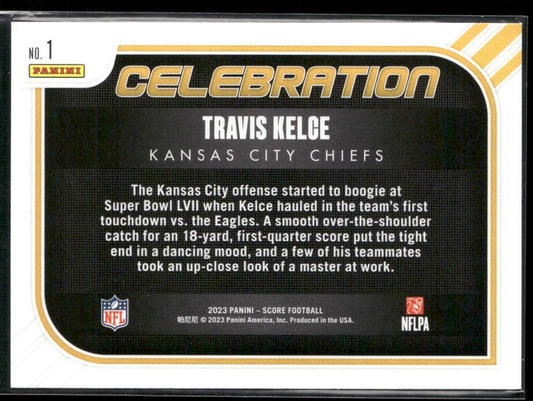 Travis Kelce Player Lot Bundle 10 Different Football Cards TK001 Chiefs back