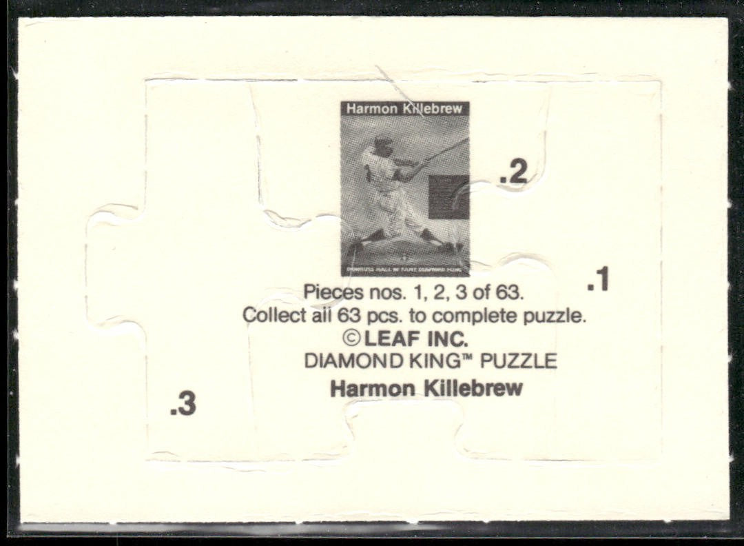 Puzzle Piece Lot Bundle 10 Different Baseball Cards P008 back