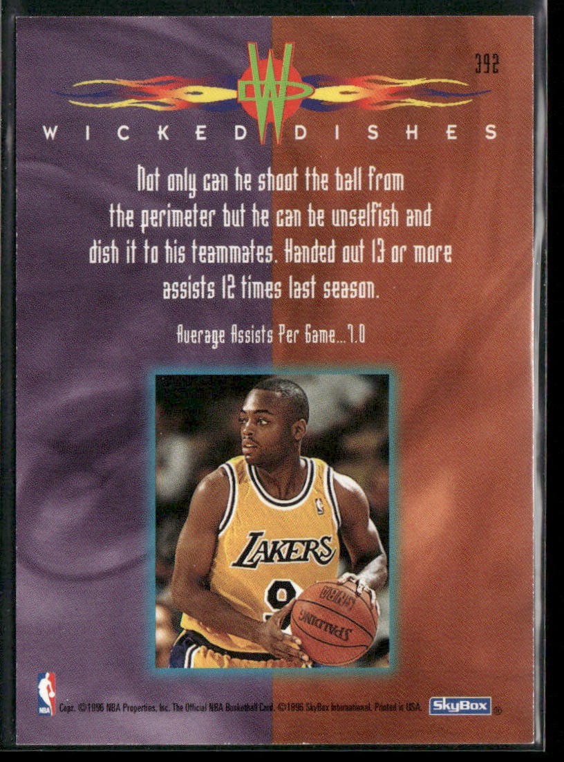 Nick Van Exel Player Lot Bundle 10 Basketball Cards NVE002 Lakers 2 RC's back