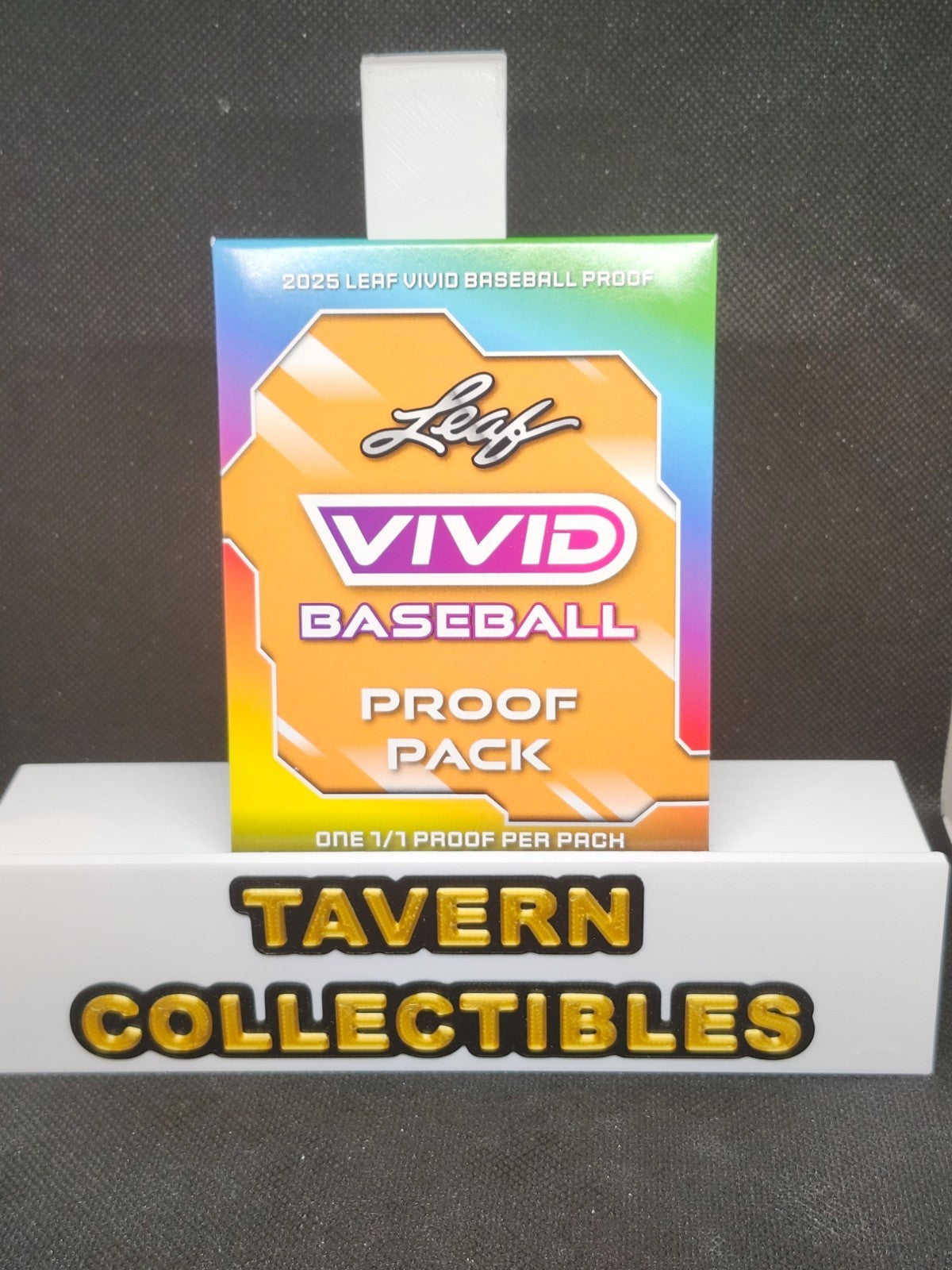 2025 Leaf Vivid Baseball 1/1 SEALED Proof Pack Factory Sealed New front