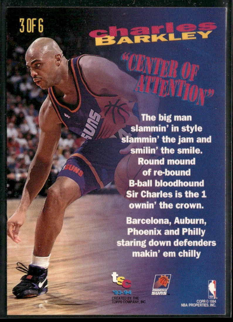 "Sir" Charles Barkley Player Lot Bundle 10 Basketball Cards CB001 Suns Sixers back