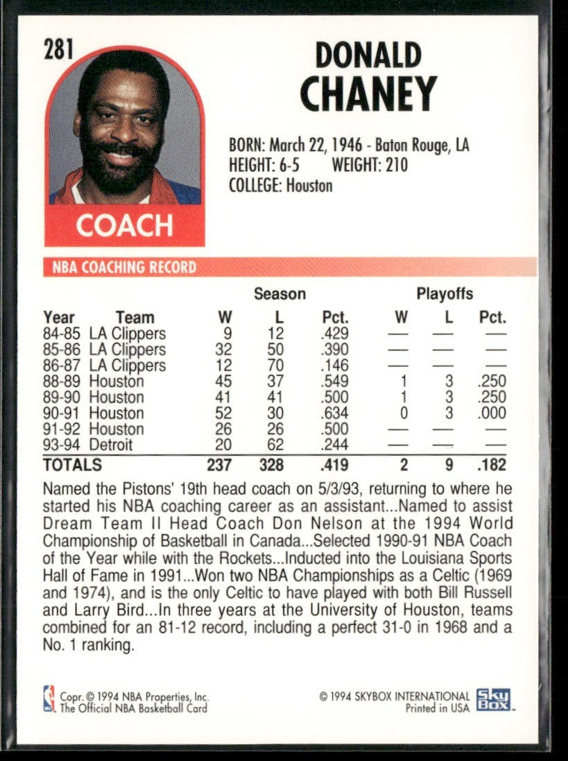 NBA Coaches Lot Bundle 10 Basketball Cards C018 Various Teams back