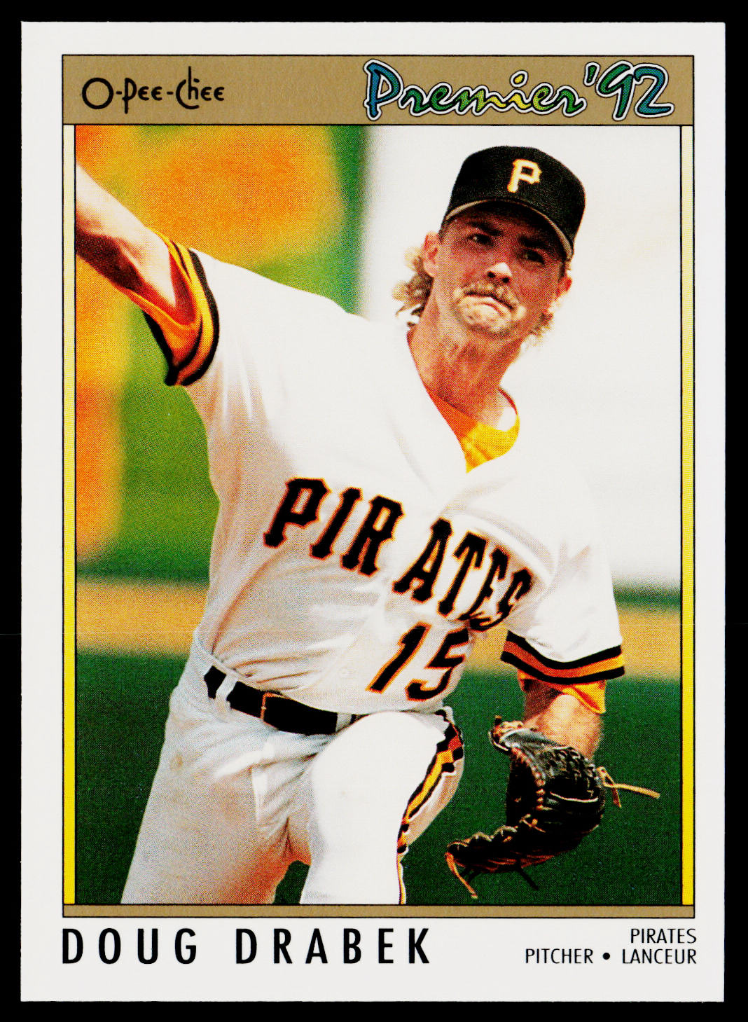 Doug Drabek 1992 O-Pee-Chee Premier #32 Pittsburgh Pirates