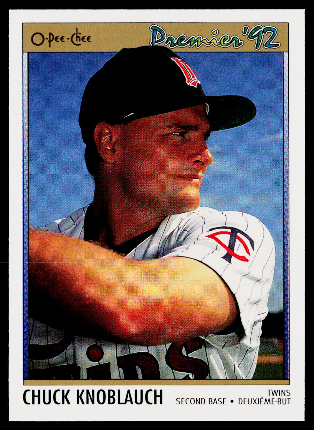 Chuck Knoblauch 1992 O-Pee-Chee Premier #35 Minnesota Twins