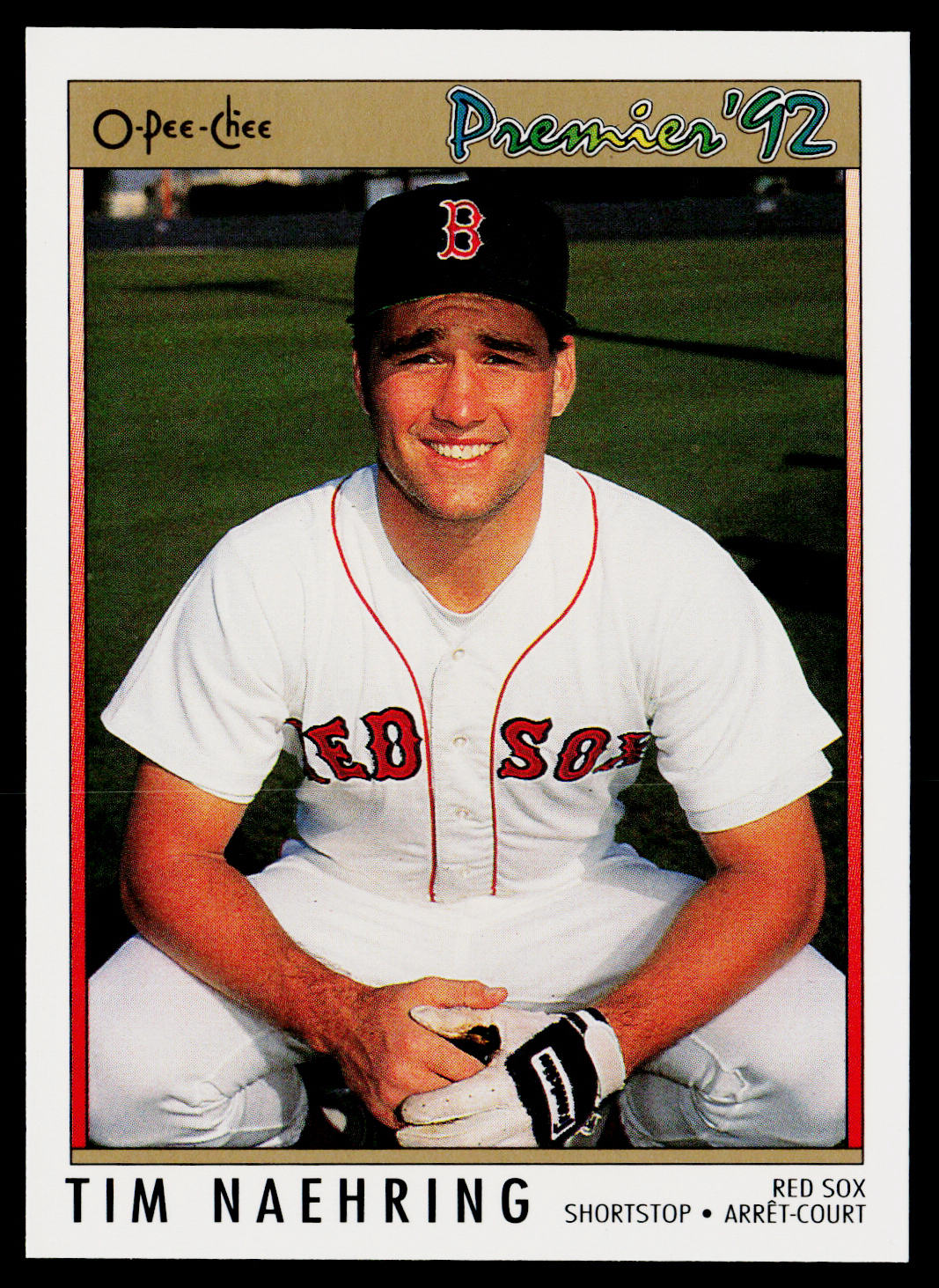 Tim Naehring 1992 O-Pee-Chee Premier #37 Boston Red Sox