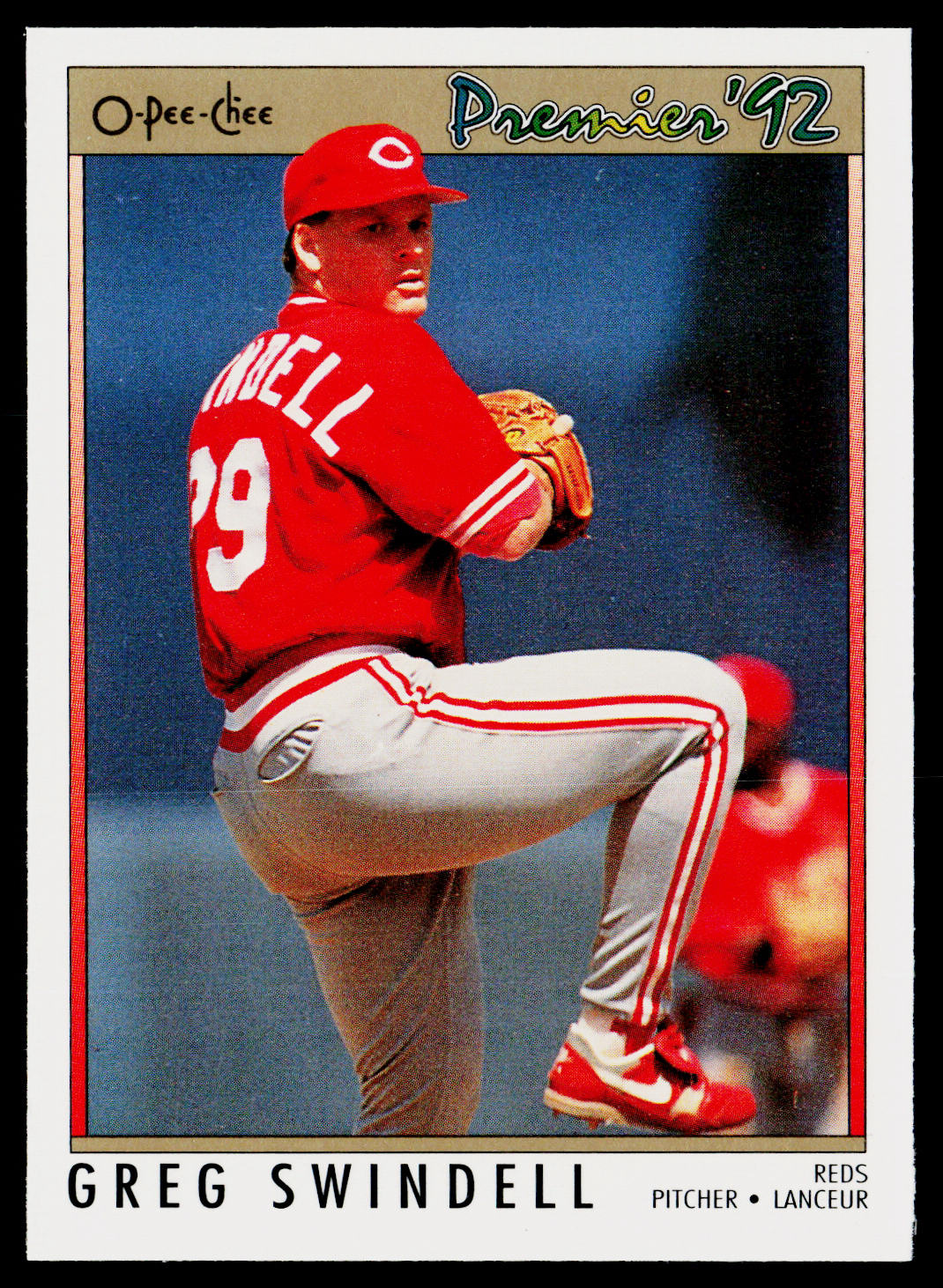 Greg Swindell 1992 O-Pee-Chee Premier #44 Cincinnati Reds