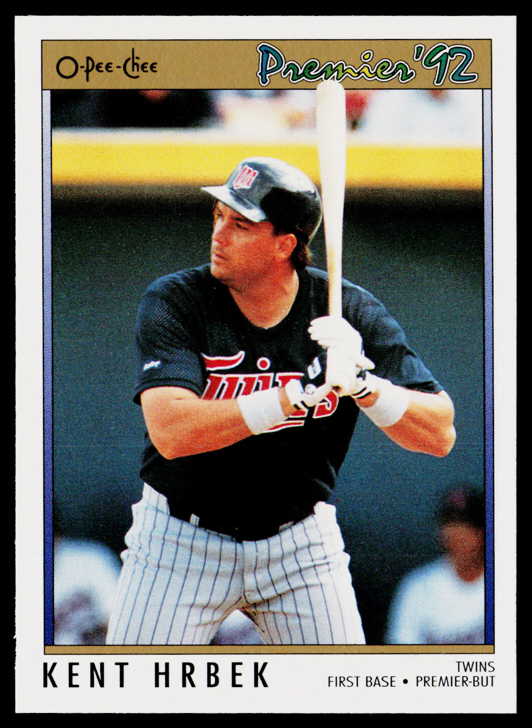 Kent Hrbek 1992 O-Pee-Chee Premier #46 Minnesota Twins