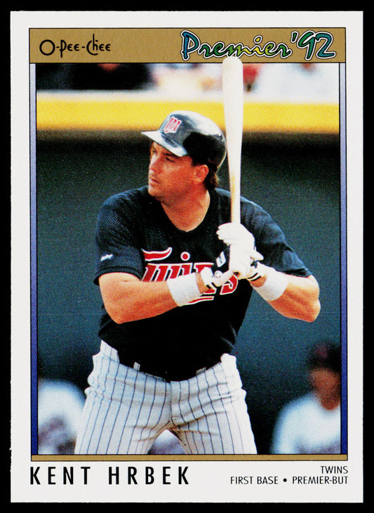 Kent Hrbek 1992 O-Pee-Chee Premier #46 Minnesota Twins