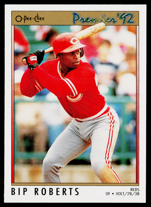 Bip Roberts 1992 O-Pee-Chee Premier #69 Cincinnati Reds