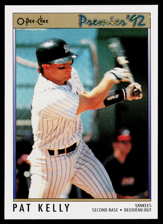 Pat Kelly 1992 O-Pee-Chee Premier #71 New York Yankees