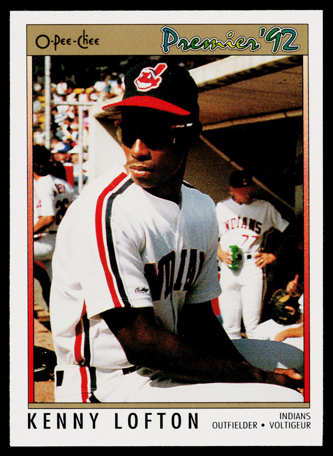 Kenny Lofton 1992 O-Pee-Chee Premier #72 Cleveland Indians