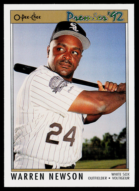 Warren Newson 1992 O-Pee-Chee Premier #76 RC Chicago White Sox