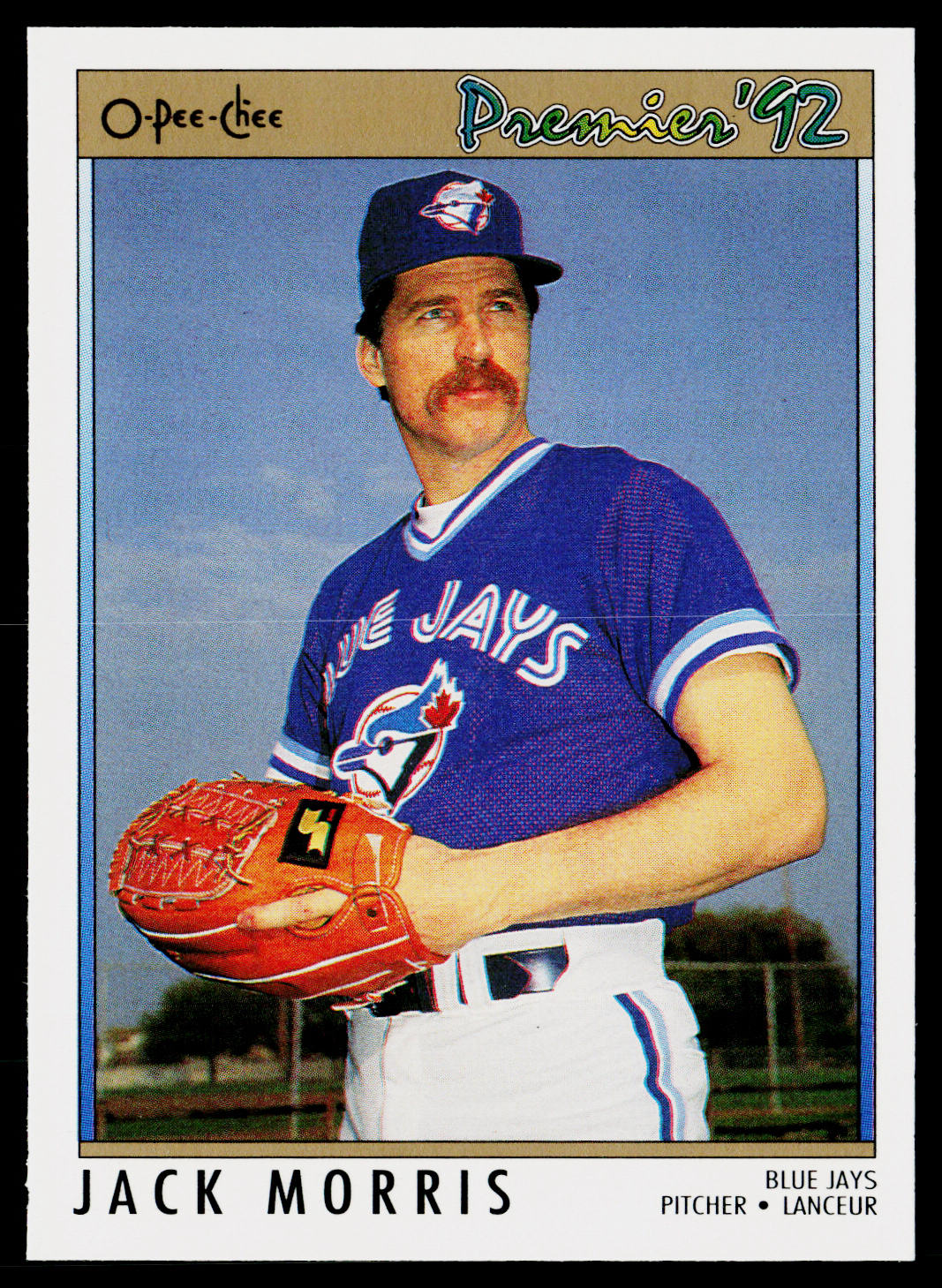 Jack Morris 1992 O-Pee-Chee Premier #79 Toronto Blue Jays
