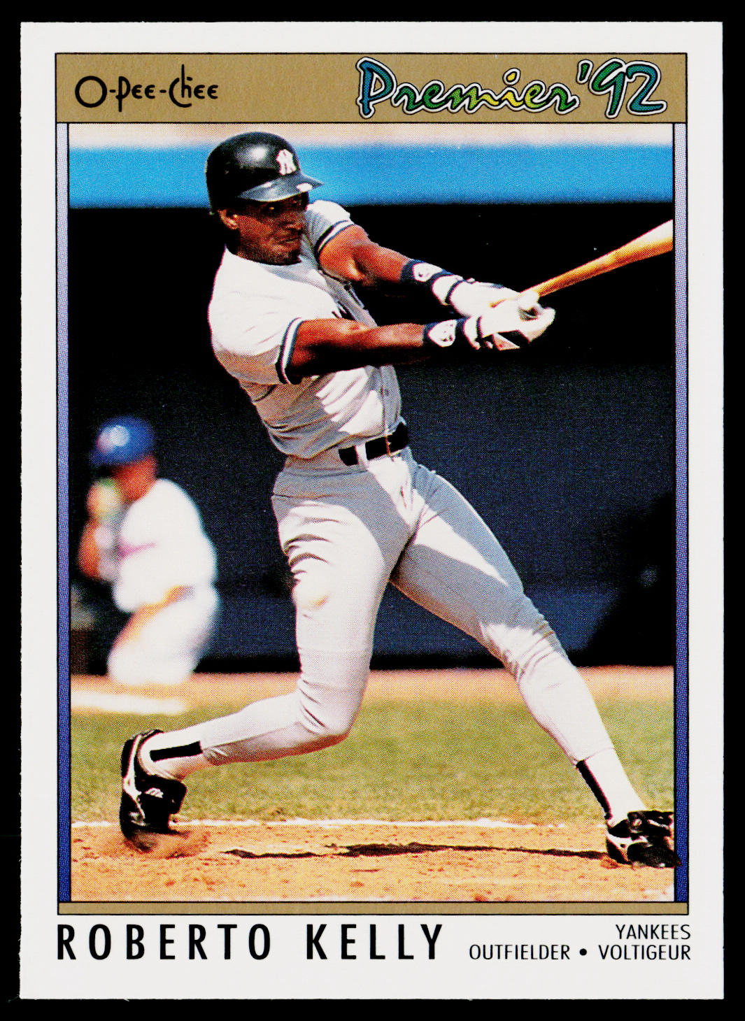 Roberto Kelly 1992 O-Pee-Chee Premier #83 New York Yankees