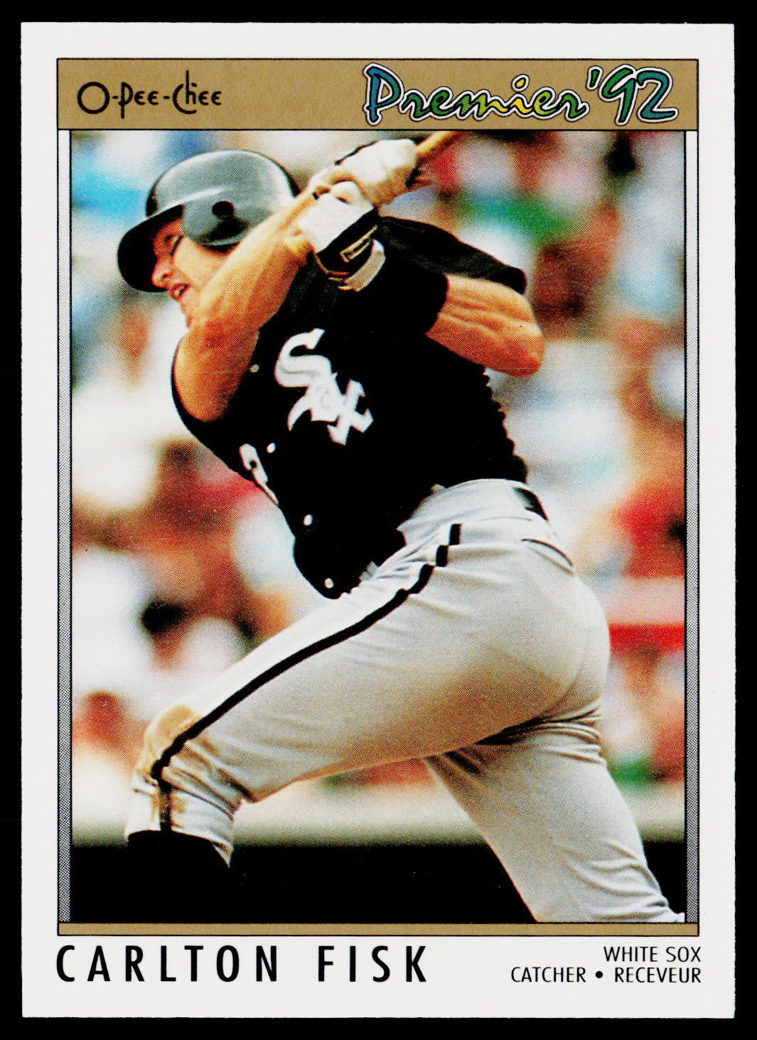 Carlton Fisk 1992 O-Pee-Chee Premier #86 Chicago White Sox