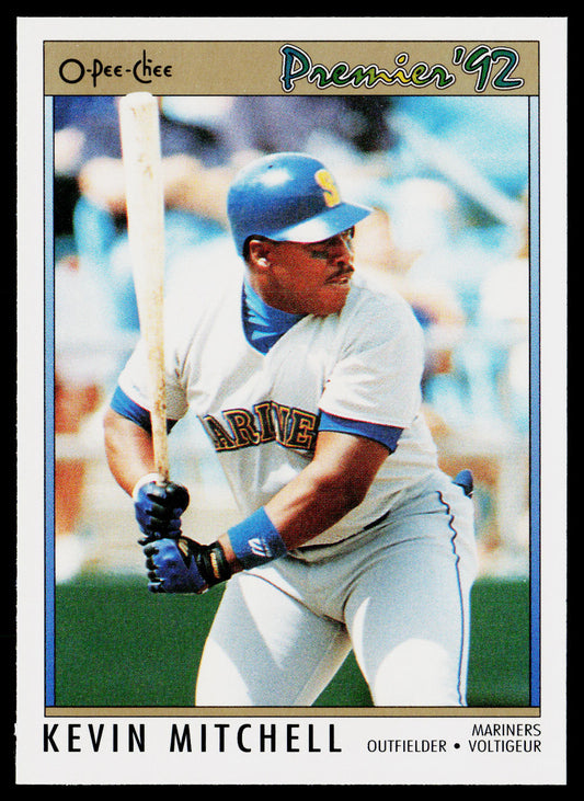 Kevin Mitchell 1992 O-Pee-Chee Premier #97 Seattle Mariners