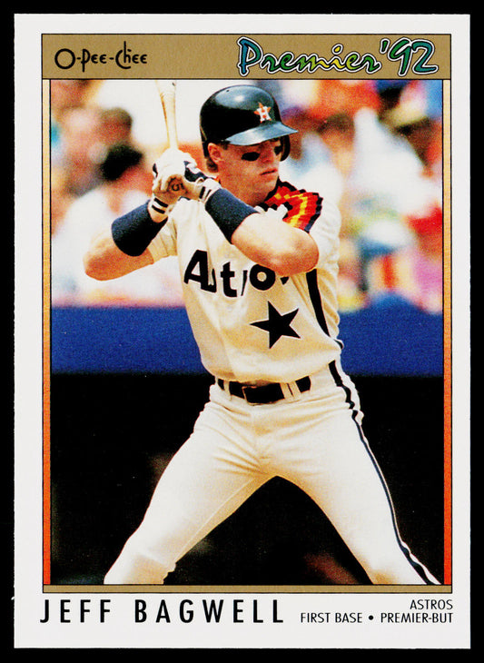 Jeff Bagwell 1992 O-Pee-Chee Premier #107 Houston Astros