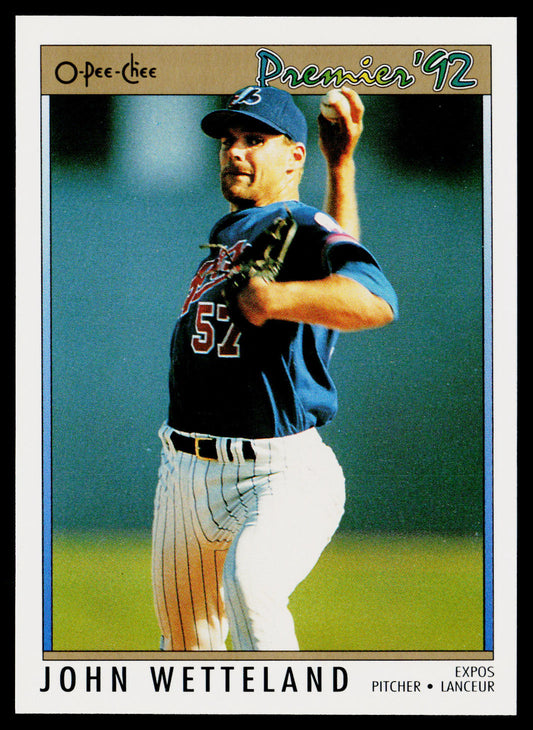 John Wetteland 1992 O-Pee-Chee Premier #108 Montreal Expos