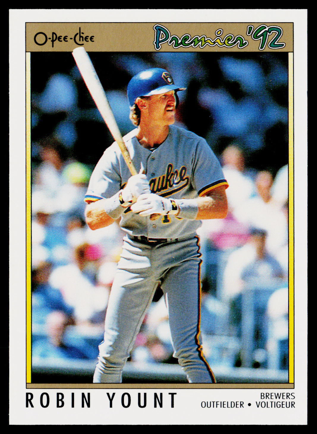 Robin Yount 1992 O-Pee-Chee Premier #111 Milwaukee Brewers